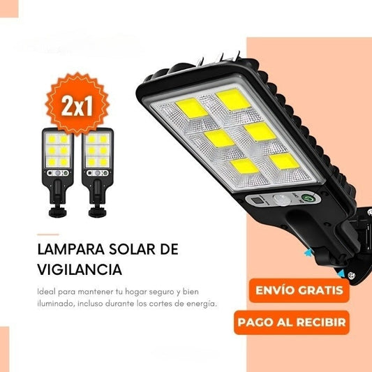 LÁMPARA SOLAR DE VIGILANCIA